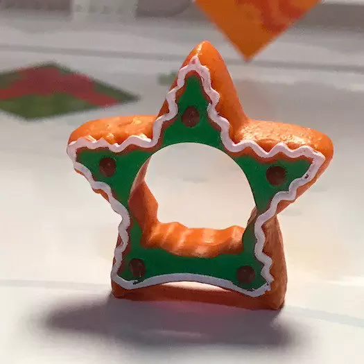 Accessories - Gingerbread Green Star