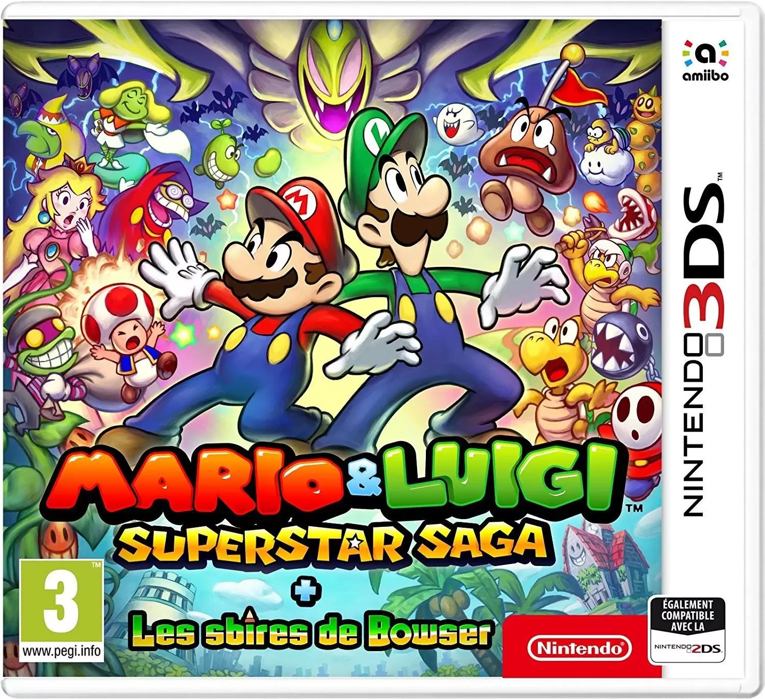 Jeux Nintendo 2DS / 3DS - Mario & Luigi : Superstar Saga + Les sbires de Bowser