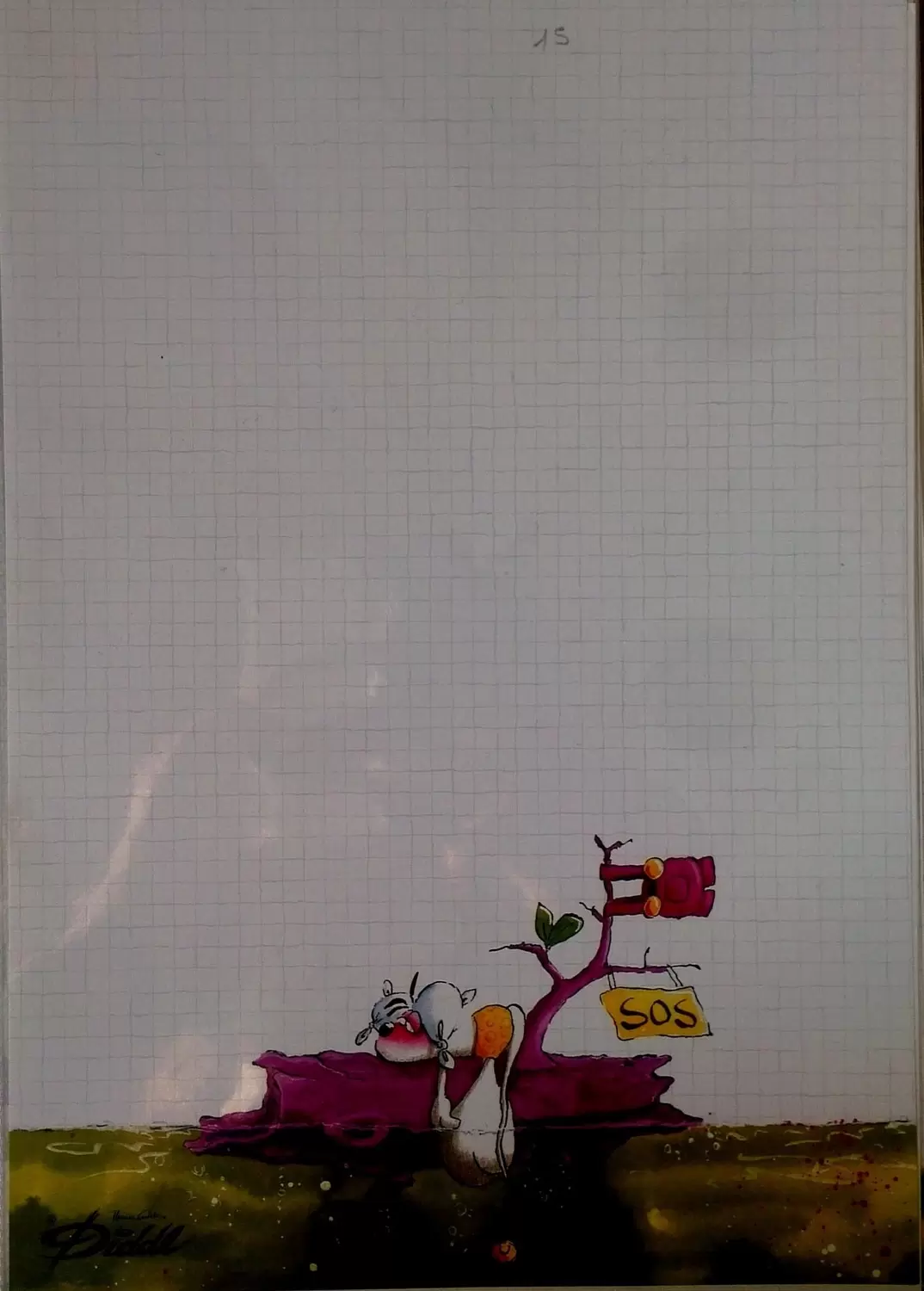 A4 Sheets - Feuille Diddl format A4 n°15
