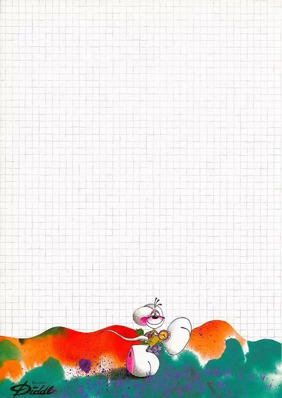 A4 Sheets - Feuille Diddl format A4 n°22