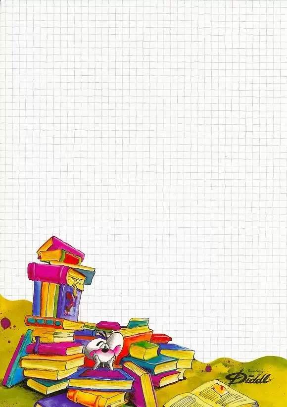 A4-ark - Feuille Diddl format A4 n°23