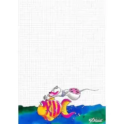 Feuille Diddl format A4 n°6