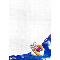 Feuille Diddl format A4 n°9