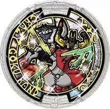 Yo-Tunes Yo-kai medals - Crazy Goku Band (Rubeus J - Hardy Hound - Captain Thunder)