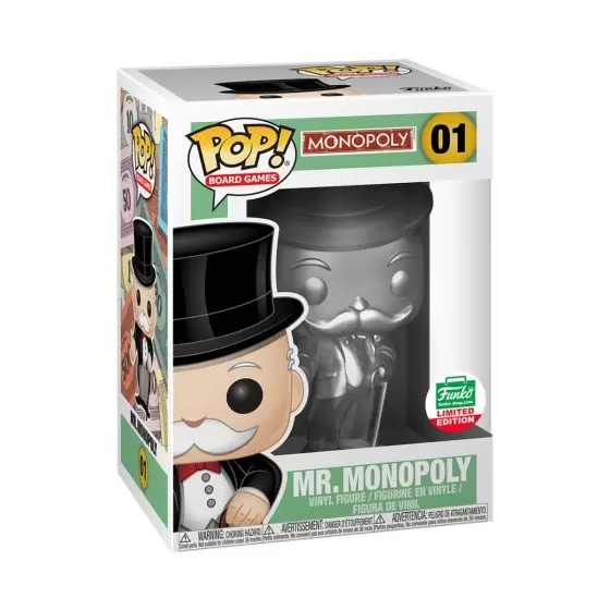 POP! Board Game - Monopoly - Mr. Monopoly Silver