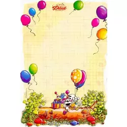 Feuille Diddl format A5 n°251