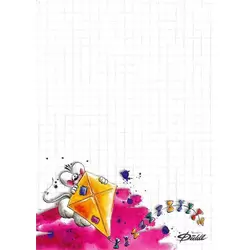 Feuille Diddl format A6 n°10
