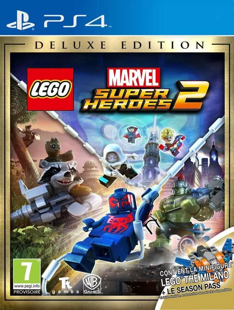 Jeux PS4 - Lego Marvel Super Heroes 2 Edition Deluxe
