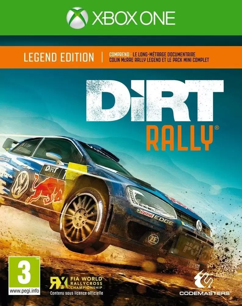 Jeux XBOX One - Dirt Rally - Edition Legend