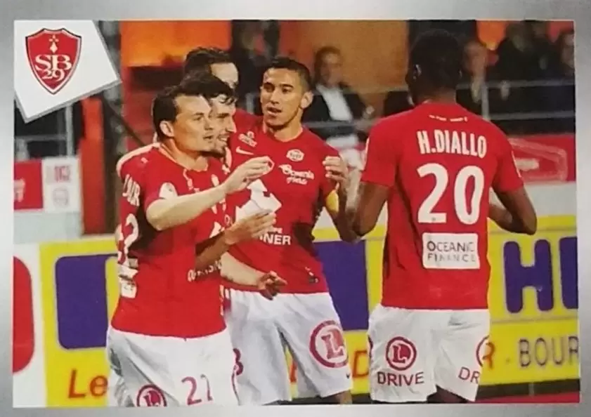 Foot 2017-18 : Championnat de France - Action Stade Brestois 29 - Ligue 2