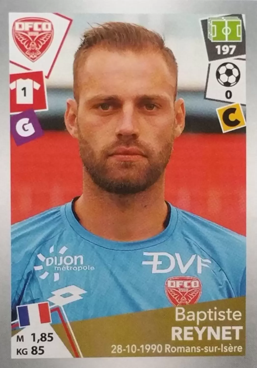 Foot 2017-18 : Championnat de France - Baptiste Reynet - Dijon FCO