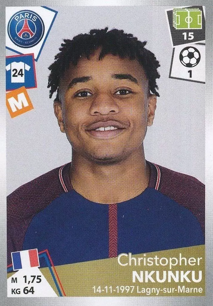 Foot 2017-18 : Championnat de France - Christopher Nkunku - Paris Saint-Germain