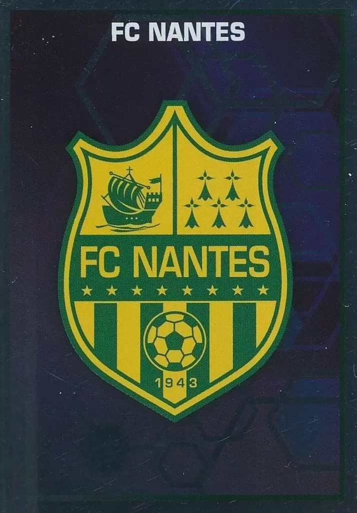 Foot 2017-18 : Championnat de France - Écusson - FC Nantes