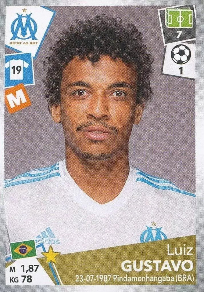 Foot 2017-18 : Championnat de France - Luiz Gustavo - Olympique de Marseille