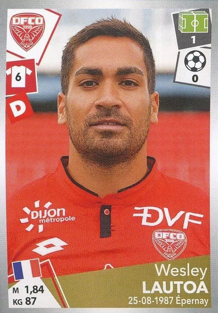 Foot 2017-18 : Championnat de France - Wesley Lautoa - Dijon FCO