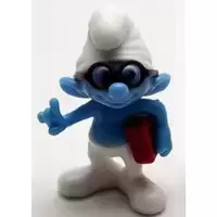 Smurf with Glasses