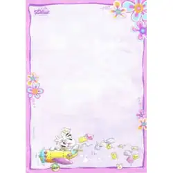 Feuille de papier à lettre Diddl n°220