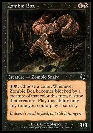 Apocalypse - Boa zombie