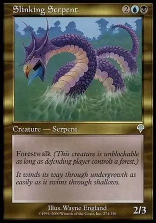 Invasion - Grand serpent sinueux