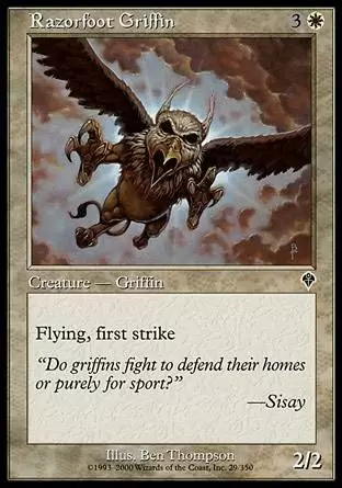 Invasion - Griffon serres-rasoir // Griffon trancheserre