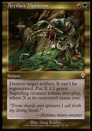 Invasion - Mutation d\'artefact
