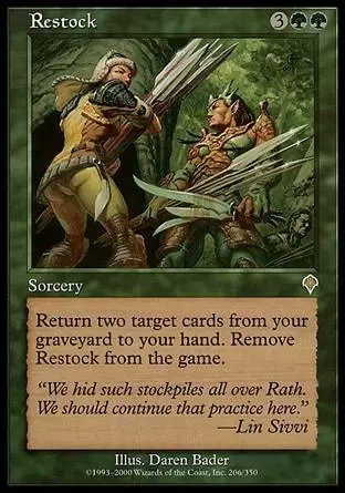 Invasion - Restockage