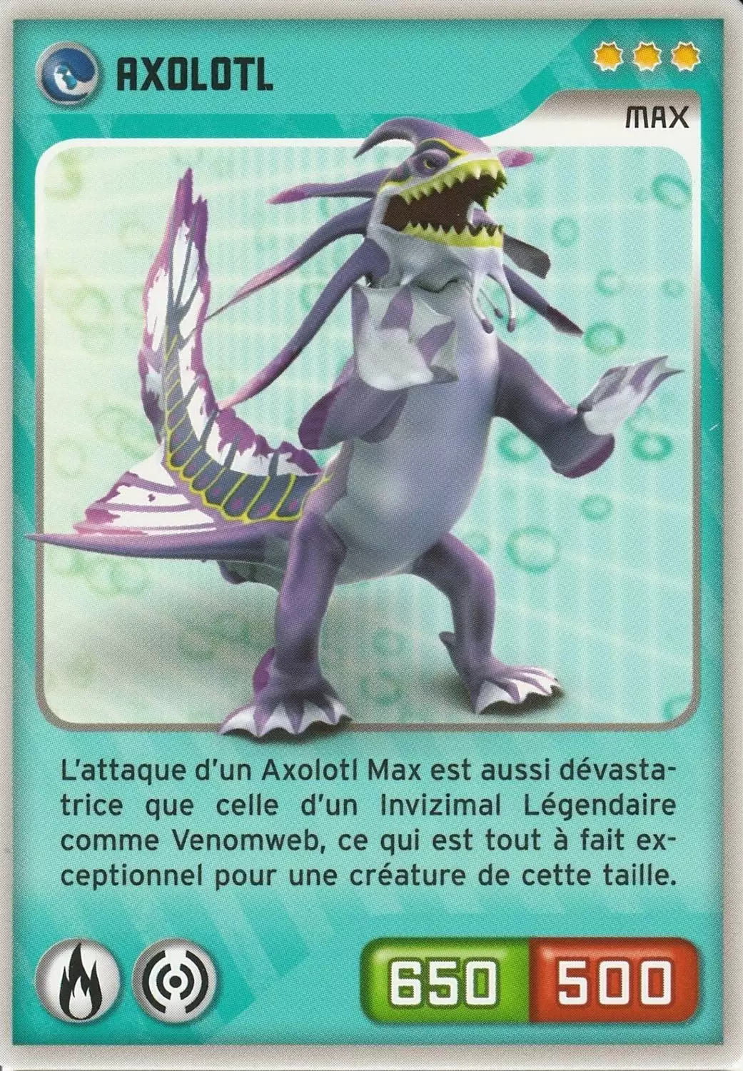 Invizimals - Défis Cachés - Axolotl Max