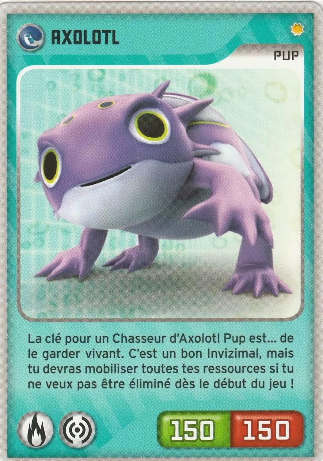 Invizimals - Défis Cachés - Axolotl Pup
