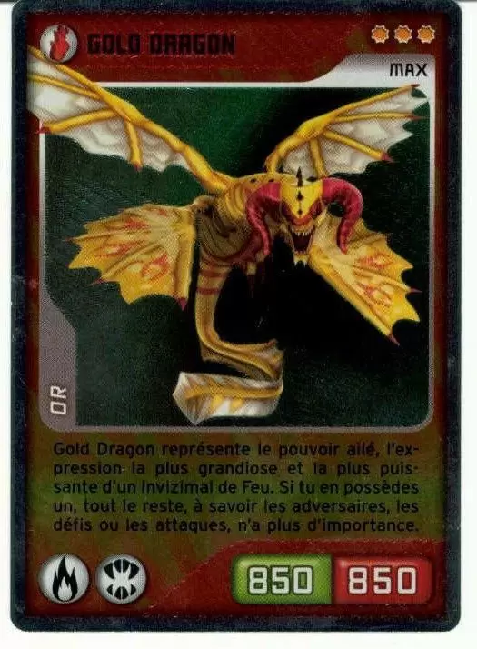 Invizimals - Défis Cachés - Gold Dragon Max