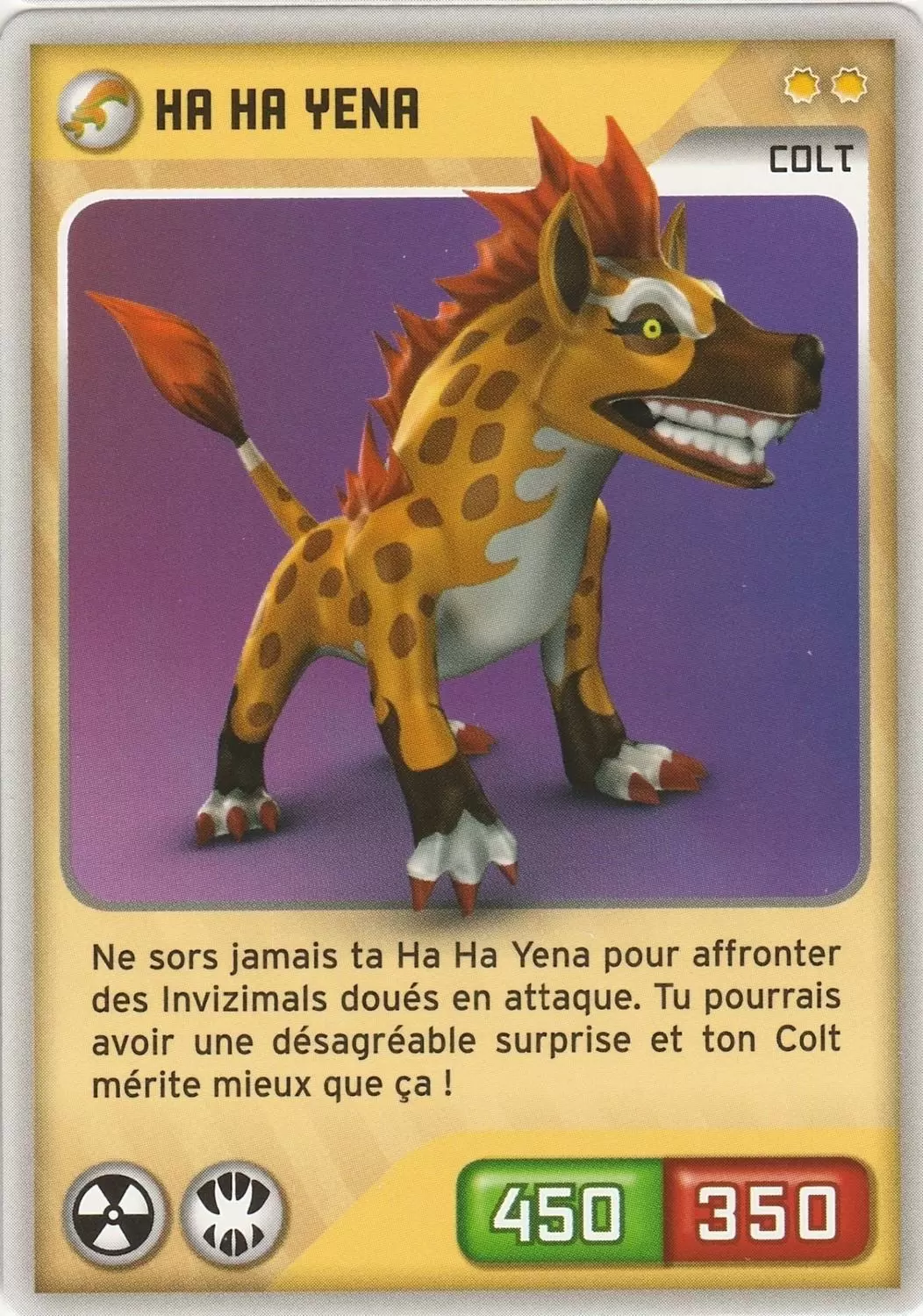 Invizimals - Défis Cachés - Ha Ha Yena Colt