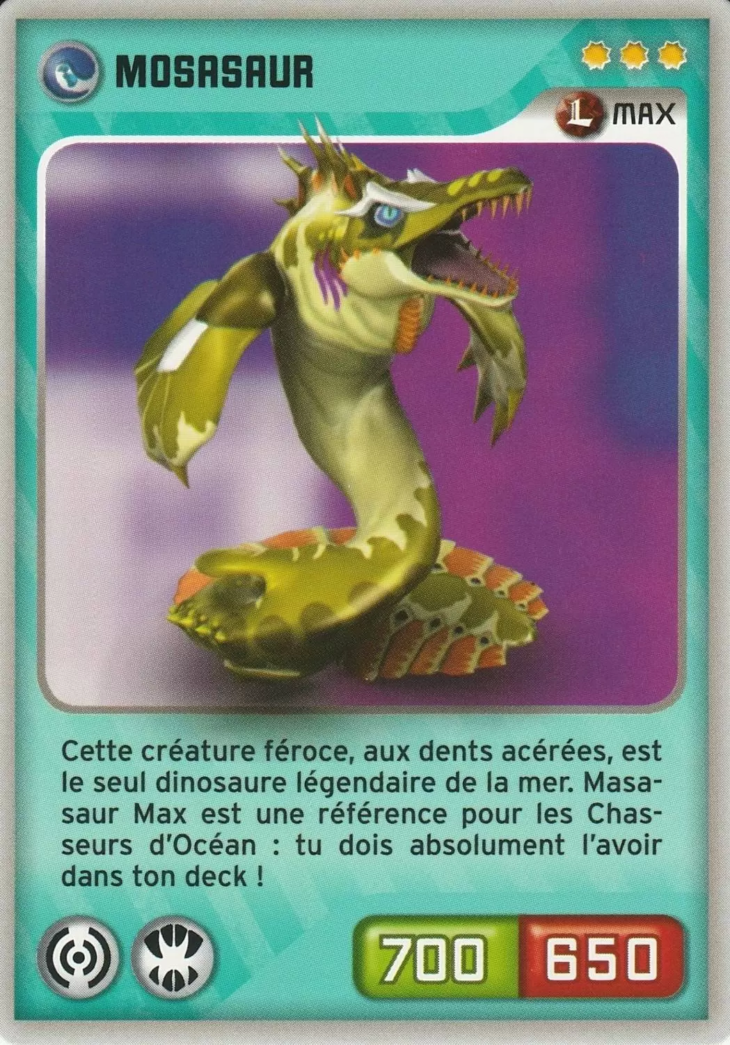 Invizimals - Défis Cachés - Mosasaur Max