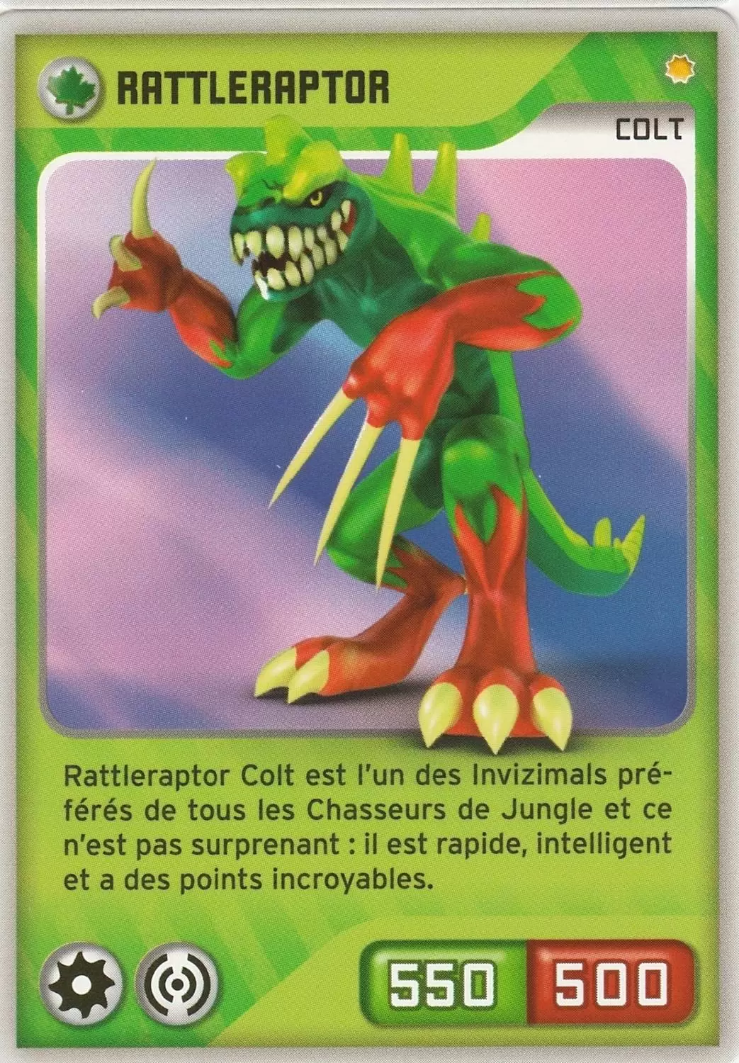 Invizimals - Défis Cachés - Rattleraptor Colt