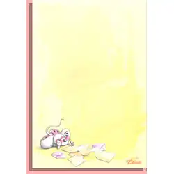 Feuille de papier à lettre Diddl n°142