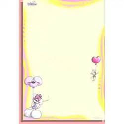 Feuille de papier à lettre Diddl n°268