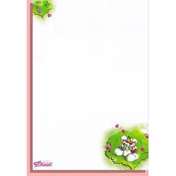 Feuille de papier à lettre Diddl n°35