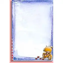 Feuille de papier à lettre Diddl n°86
