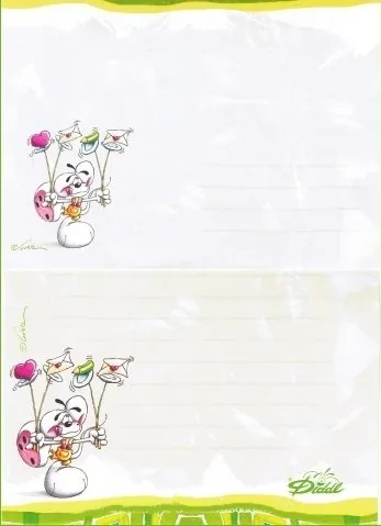 Dopisní Papír SE - Feuille de papier à lettre Diddl Hors-série n°21