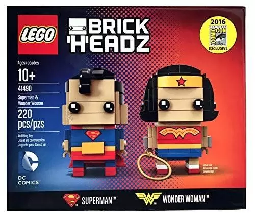 LEGO BrickHeadz - Superman & Wonder Woman 2 Pack