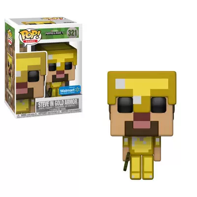 POP! Games - Minecraft - Steve in Gold Armor