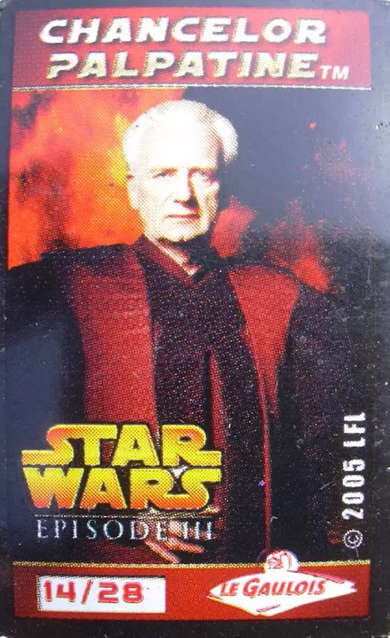 Magnets Le Gaulois : Star Wars 2005 - Chancelor Palpatine