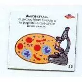 Magnets Le Gaulois Il était une fois la vie : Le corps humain - Magnet Analyse de sang