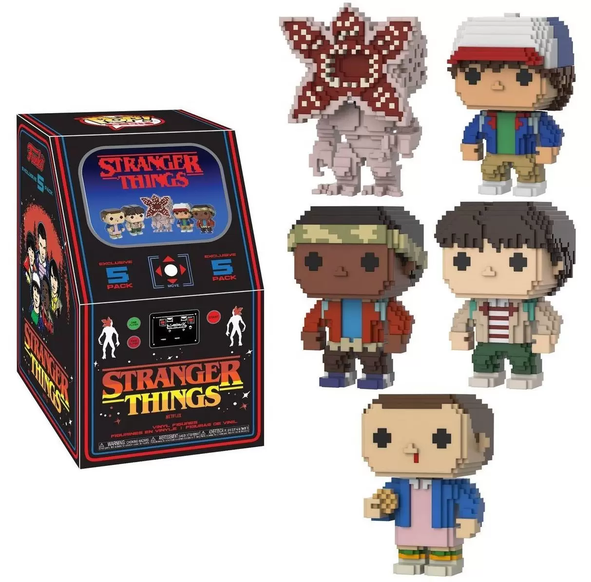 POP! 8-Bit - Stranger Things - 5 Pack Arcade Box