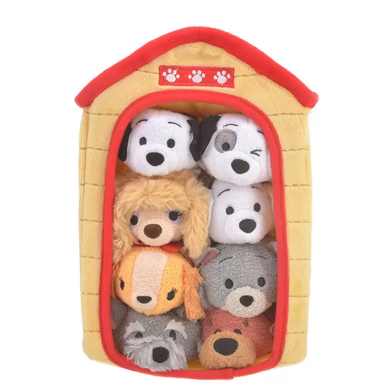 Tsum Tsum Plush Bag And Box Sets - Dogs Set