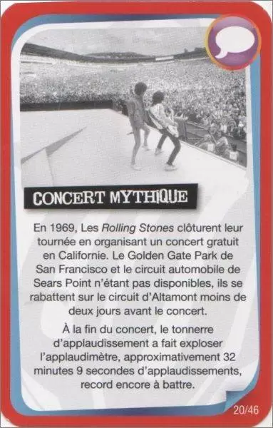 Carrefour Market-Les jours star-Les Rolling Stones (2012) - Concert mythique