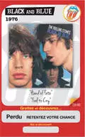 Carrefour Market-Les jours star-Les Rolling Stones (2012) - Album Black and blue