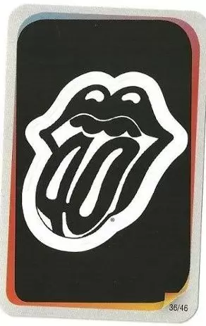 Carrefour Market-Les jours star-Les Rolling Stones (2012) - Sticker noir et blanc