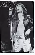 Carrefour Market-Les jours star-Les Rolling Stones (2012) - Autographe Mick Jagger