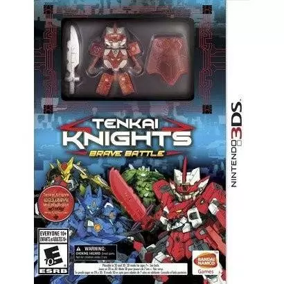 Nintendo 2DS / 3DS Games - Tenkai Knights Brave Battle Bravenwolf Edition + Action Figure