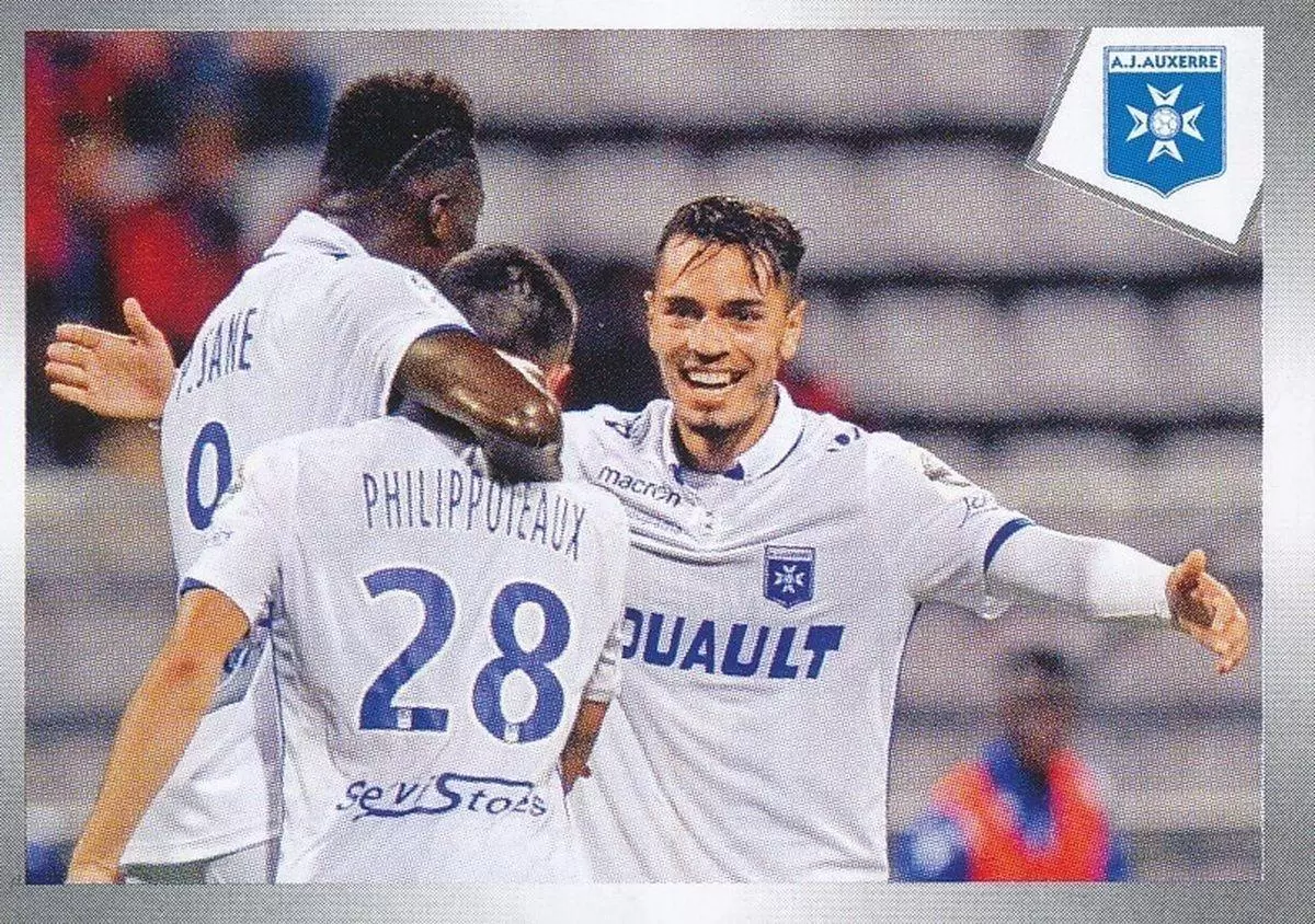 Foot 2017-18 : Championnat de France - Action AJ Auxerre - Ligue 2