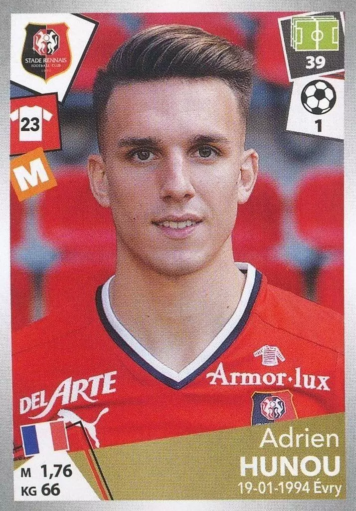 Foot 2017-18 : Championnat de France - Adrien Hunou - Stade Rennais FC